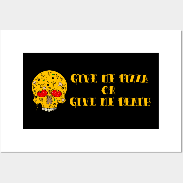 Give Me Pizza Wall Art by Milasneeze